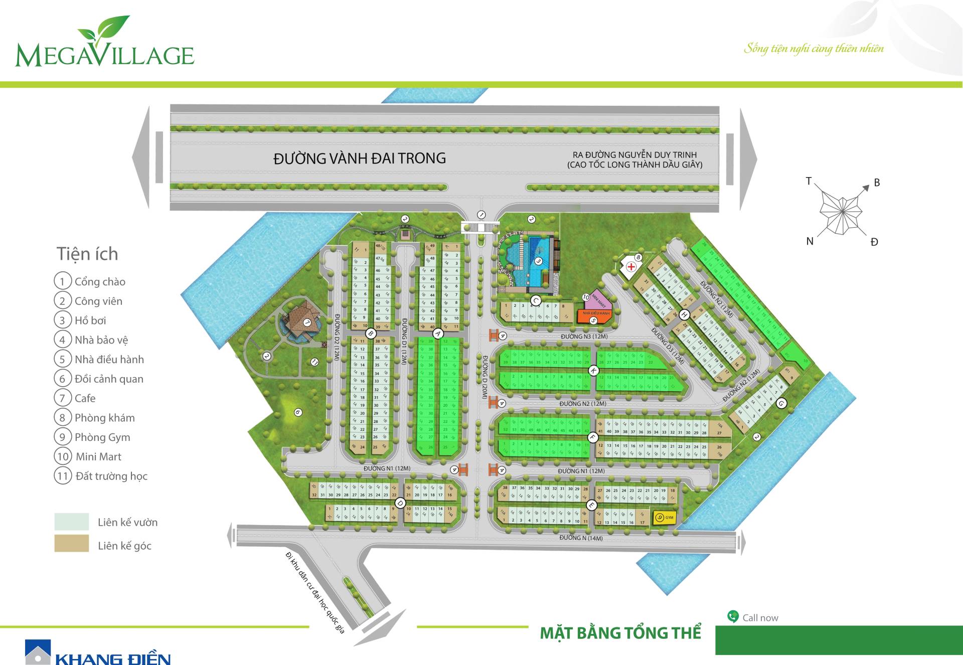 Nhà phố quận 9 - Mega Village - Khang Điền 